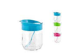 H&H 7861600 Barattolo con Cucchiaino, Vetro, 425Cc