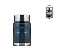 H&H 7867005 Porta Vivande, Acciaio/Inox, 18/10, Blu, Lt 0.5