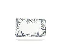 Piatto Rettangolare Marino 19x12 Cm H&H
