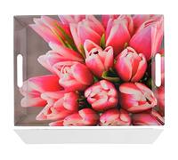 H&H 8166800 - Vassoio Colazione in melamina, Multicolore, 38x51 cm