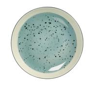 6 Piatti in stoneware/gres Mimosa Azzurro Frutta 20,5 H&H