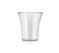 H&H Confezione 6 Bicchieri Circle Tavolo Vetro, Trasparente, Cl 27 - 7647700