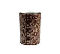 H&H 8539784 Porta Mestoli Ethnic, Stoneware, Multicolore, 15 cm