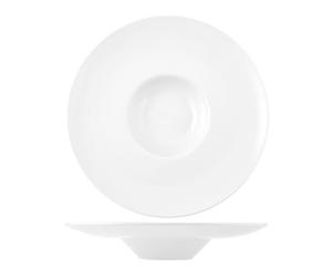 H&H 8720433 Pasta Bowl, Porcellana, Bianco, 33 cm