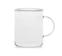 H&H 9033 Confezione 6 mug in borosilicato cilindrica con manico cl40