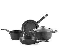 H&h batteria 5 pezzi in alluminio coniato zenith