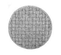 H&H 9976627 Sottopentola Tonda, Feltro, Grigio, 27 cm