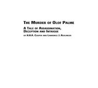 H H a Cooper La The Murder of Olof Palme - A Tale of Assassination, (Tascabile)