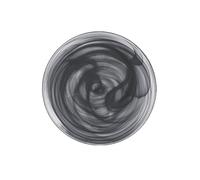 H&h set 6 piatti piani alabasto in vetro nero cm27,5