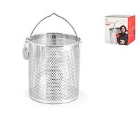 H&h cestello tondo inox alessandro borghese cm14,5xh16