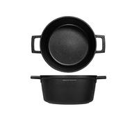 H&h casseruola 2 manici essential borghese cm 24