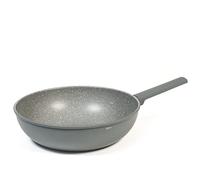 H&H Alessandro Borghese Expanse Wok 1 Manico in Alluminio Antiaderente, 28cm