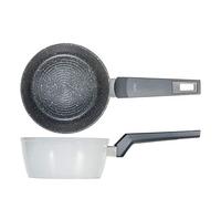 H&H Alessandro Borghese Gourmet Casseruola 1 Manico, Antiaderente, cm 16, Induzione