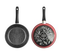 H&H Alessandro Borghese Padella Antiaderente in Acciaio Inox, 26cm