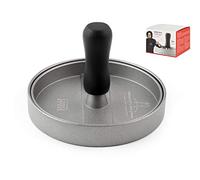 H&H Alessandro Borghese Pressa per Hamburger, Alluminio, Diametro 12 cm