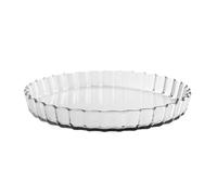 H&H Alessandro Borghese Stampo Crostata in Vetro Borosilicato, 27cm
