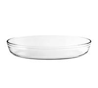 H&H Alessandro Borghese Tegame in Vetro Borosilicato, Ovale, 40x27cm