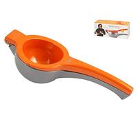 H&H Alessandro Spremiarancia Alluminio Borghese Utensili da Cucina, Arancio/Grigio