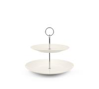 H&H Alzata 2 piani con manico, diametro 20 cm e 27 cm