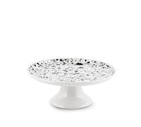 H&H Alzata con piede Drip in stoneware decorato cm.26