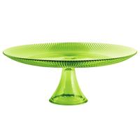 H&H Alzata Groove in Ceramica Assortita - Diametro 28 cm x Altezza 10 cm - Alzata Elegante per Dolci, Frutta o Aperitivi - Design Moderno e Raffinato