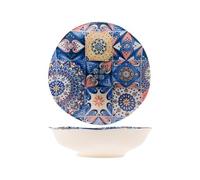 Set H&H new Angie 12 Piatti Fondi, in stoneware/gres, Cm20