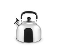 H&H 8841425 Aquablò Bollitore con Fischio, Acciaio Inox, 2,5Lt, Induzione, Inossidabile