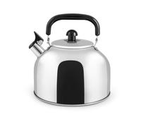 H&H Aquablò Bollitore con Fischio, Acciaio Inox, 4,5Lt, Induzione