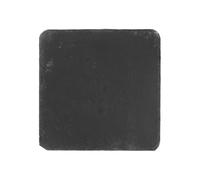 H+H Set 6 piatti in ardesia quadrati, nero, 15 x 15 x 0,5 cm
