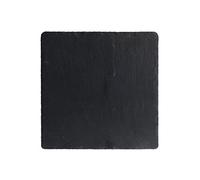 H&H Set 6 Piatti In Ardesia Quadro Cm20X0,5