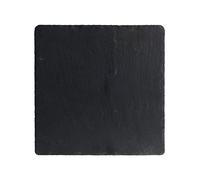 H&H Set 6 Piatti In Ardesia Quadro Cm30X0,5