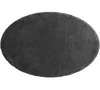 H&H Set 6 Piatti Tondi Ardesia, Antracite, Cm 25x0,5h - 7423625