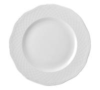 H&H Arianna Piatto Frutta, Bianco, 19 cm, Ceramica
