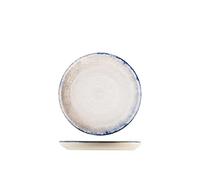 H&H set 12 piatti frutta Artisanal in stoneware blu cm 21