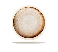 H&H, Artisanal, Set 6 Piatti tondi, da Portata, Pizza, in Stoneware, Rosso, cm 32