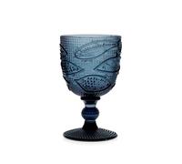 Set H&H new Atlantico 6 Calici Vetro Blu 30cl