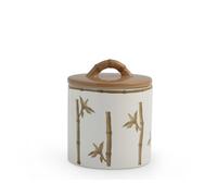 H&H Barattolo in ceramica decoro bambù con coperchio con guarnizione in lt. 1,5