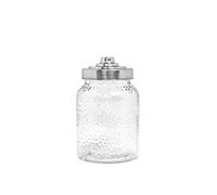H&h barattolo in vetro effetto martellato cc 1075