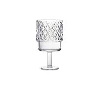 H&H Baroque Set 6 Calici in Vetro, Trasparente, 30cl