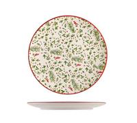 H&H set 6 piatti piani natalizi Berry cm 26
