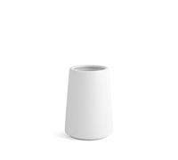 H&H Bicchiere Bagno in Ceramica Colore Bianco 11,5cm
