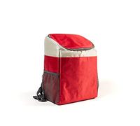 H&H Bicolor Zaino Termico in Peva Colore Rosso Lt 16, Borsa Frigo