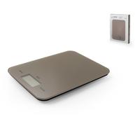 H&H Bilancia da cucina digitale in vetro, portata massima 8 kg. divisione 1