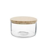 H&h biscottiera in borosilicato con tappo bamb lt 3,3