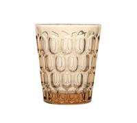H&H Blow Set 6 Bicchieri in Vetro, Arancio, 32cl