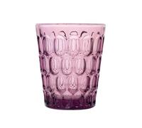 H&H Blow Set 6 Bicchieri in Vetro, Viola, 32cl