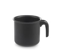 H&H Bollilatte Ttian in alluminio con rivestimento antiaderente pfluon nero cm.