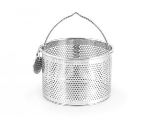 H&H BORGHESE CESTELLO TONDO FORATO 14,5 X H10 CM