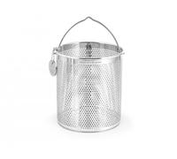 H&h cestello tondo inox alessandro borghese cm14,5xh16