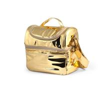 H&H Borsa Termica Crystal 11L in PEVA Oro - Isolamento Termico Efficiente, Compatta e Leggera, per Pranzo, Viaggi, Picnic e Attività Outdoor